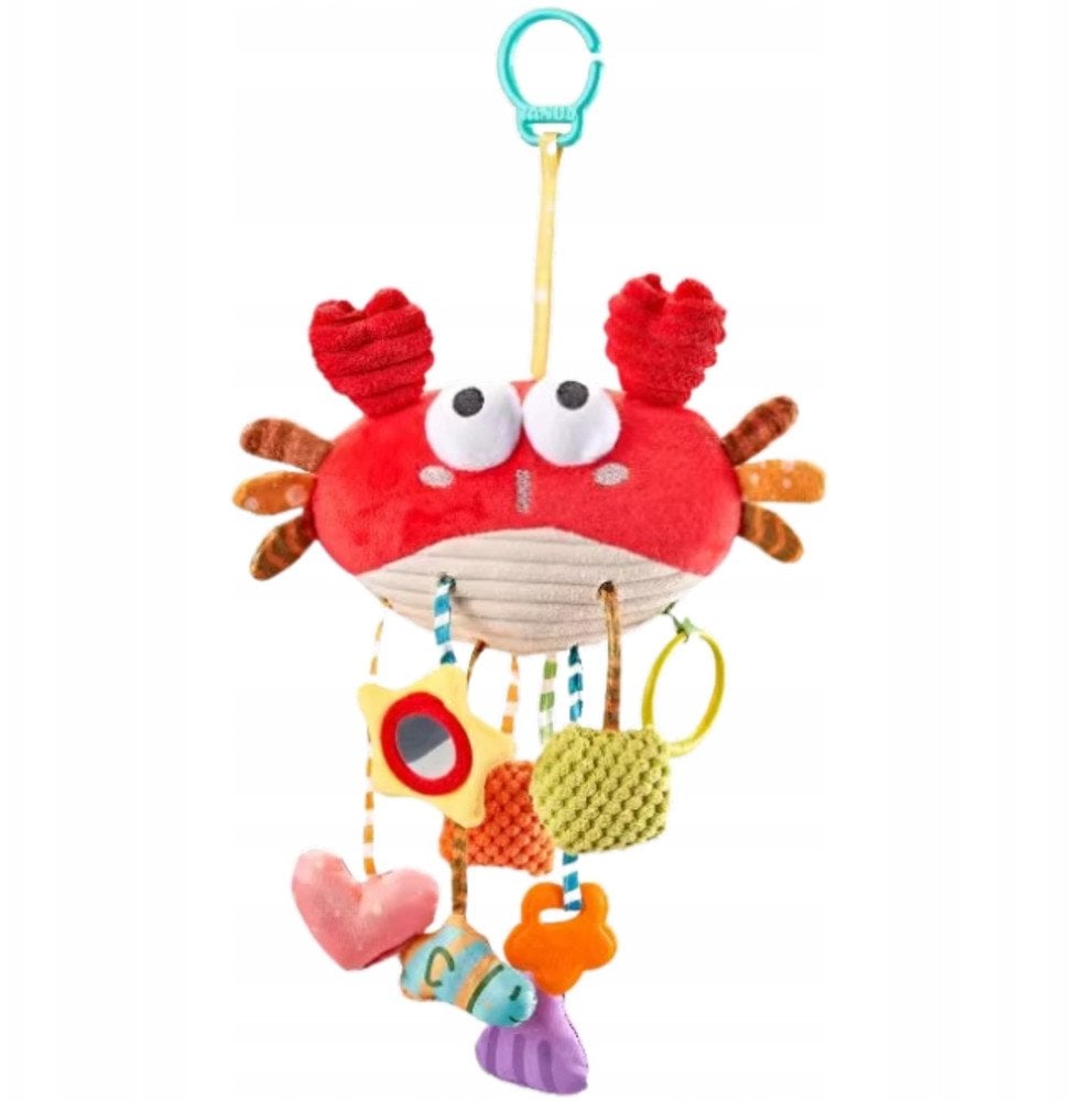 Zabawka Sensoryczna Zawieszka Do Łóżeczka Krab 9w1