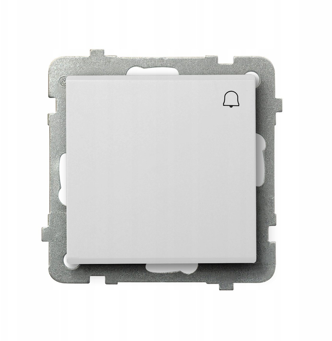 SONATA Łącznik zwierny dzwonek biały mat ŁP-6R/m/75