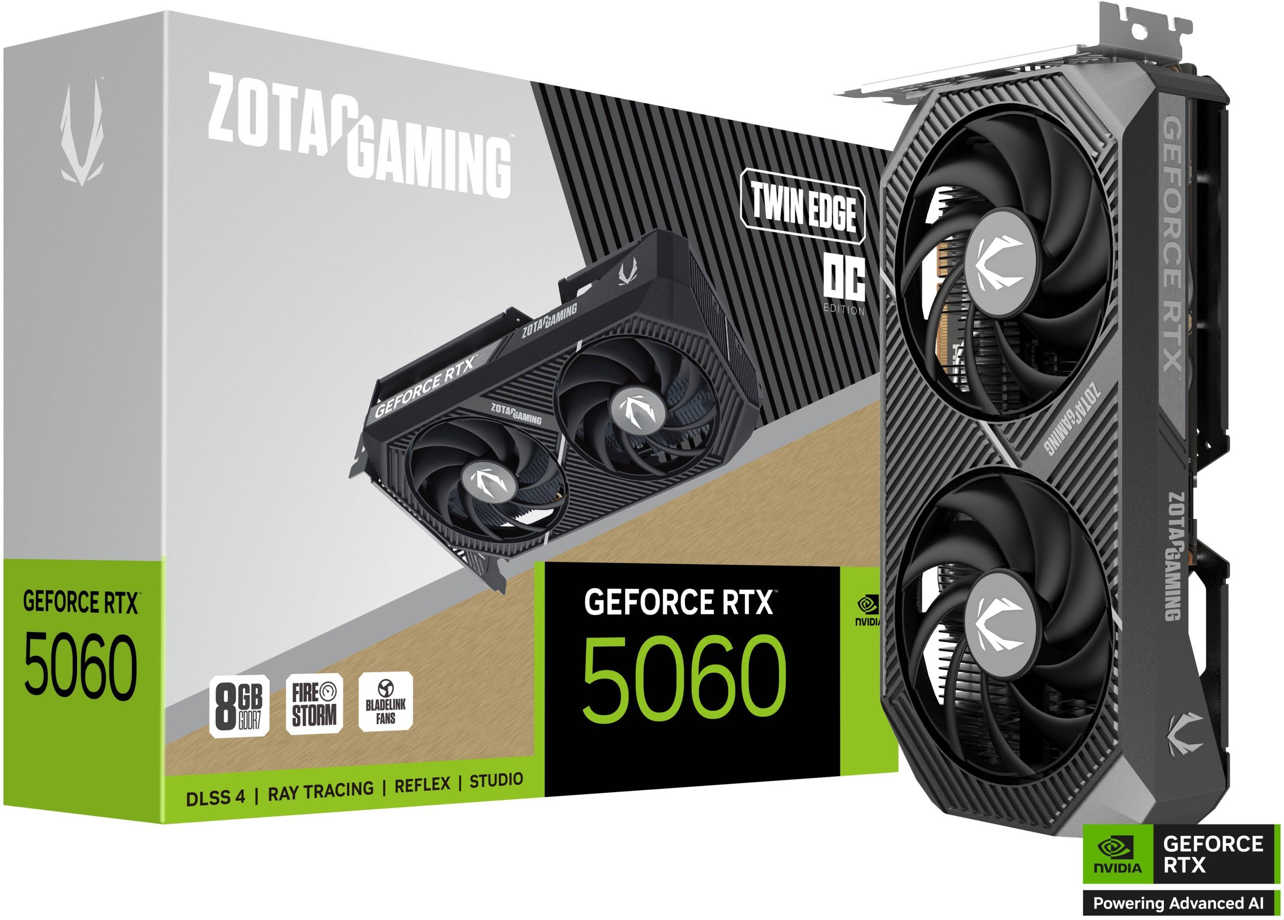 Zotac GAMING GeForce RTX 5060 Twin Edge OC NVIDIA 8 GB GDDR7