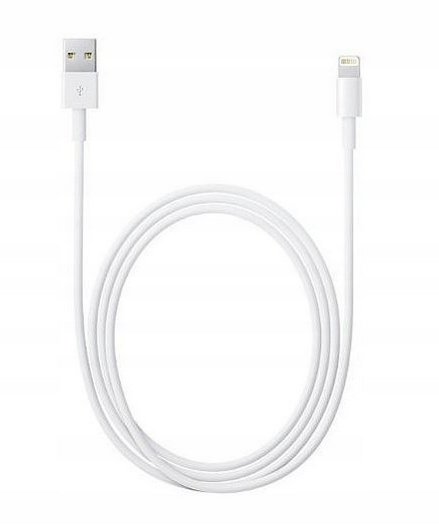 Kabel USB Lightning - Lightning 1 m Biały (5901646283190)