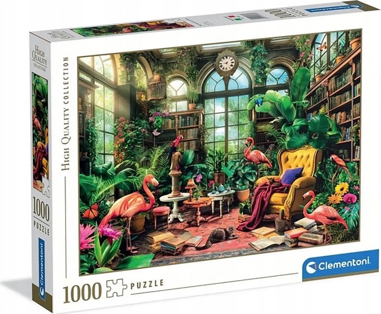 Clementoni Puzzle HQ The Greenhouse Library 1000 elementów (39889)