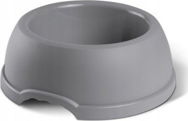 Barry King Miska plastikowa dla psów XXL, 3L, szara, śr. 32,5cm,