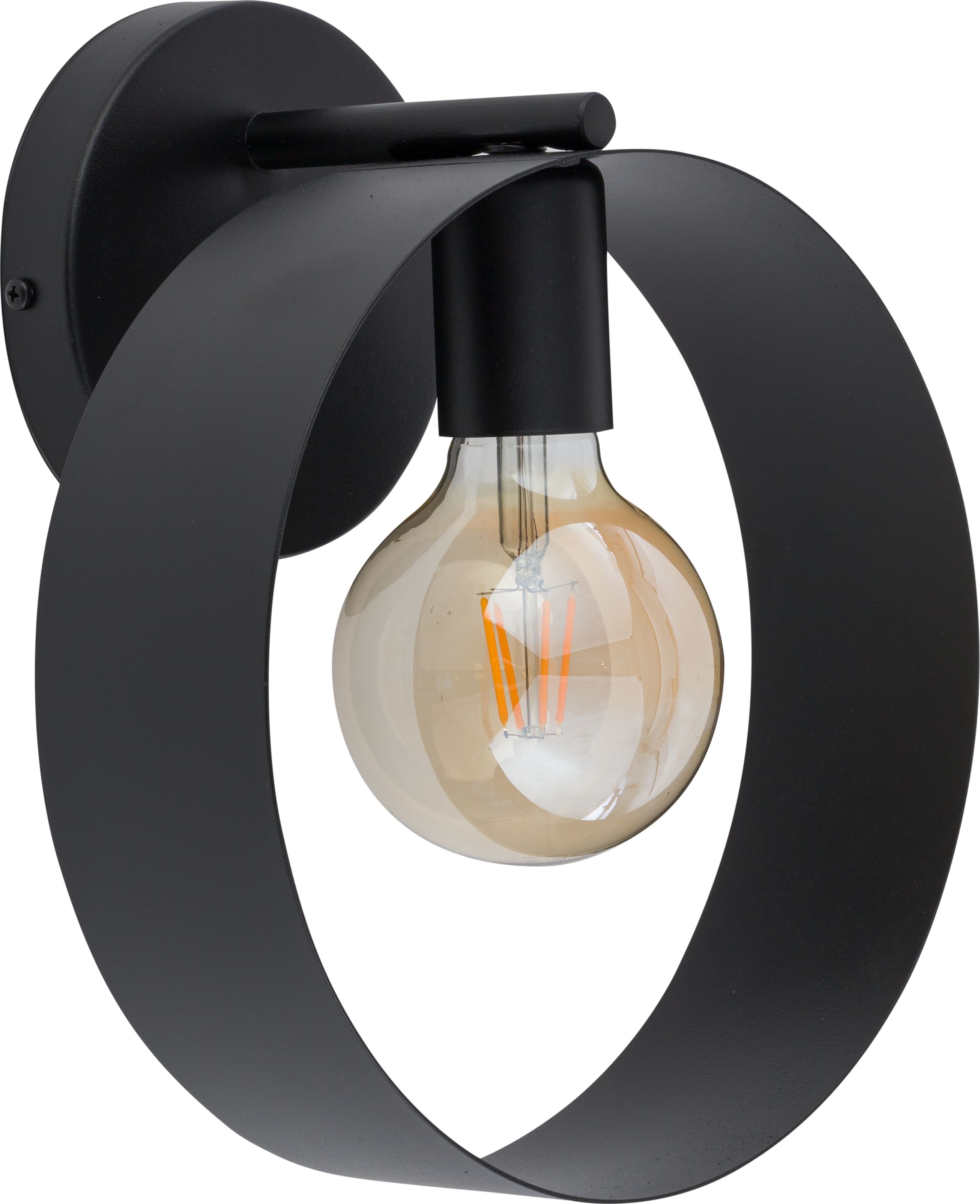 Kinkiet Sigma Kinkiet ścienny LED Ready do salonu czarny Sigma HAPPY 32304