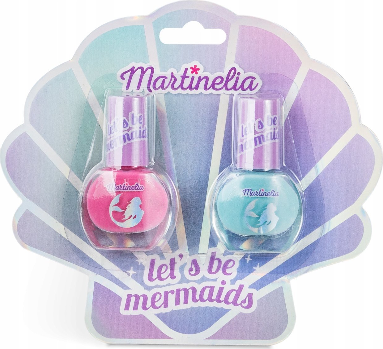 MARTINELIA_SET Let's Be Mermaids lakier do paznokci 2szt.