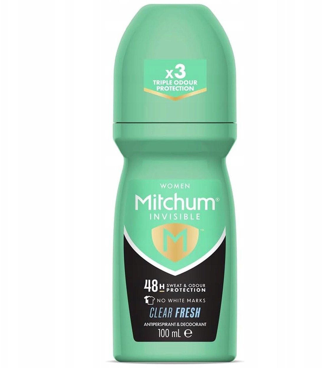 Mitchum Women Invisible Clear Fresh Roll On Antyperspirant w kulce 100ml