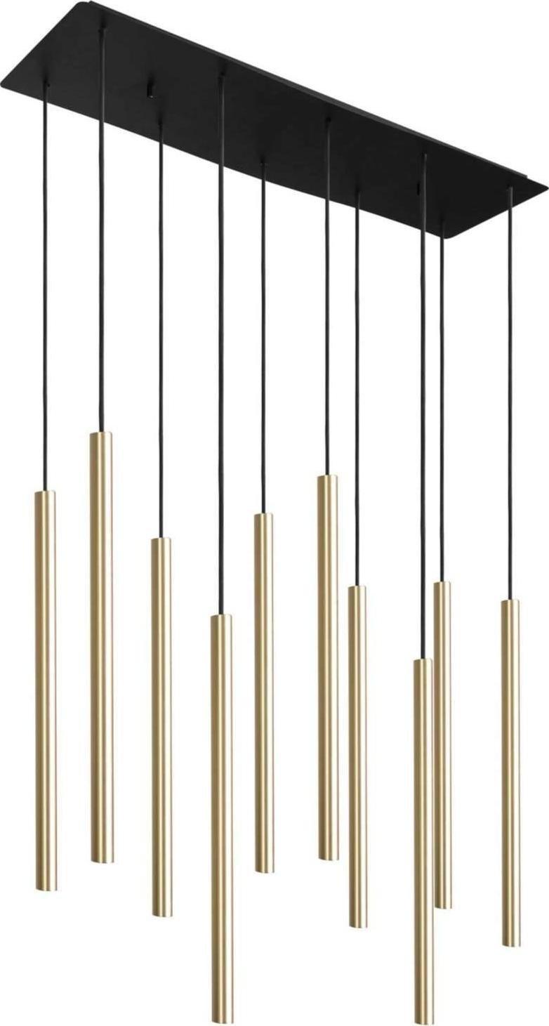 Lampa wisząca Nowodvorski Nowodvorski Laser 8924 Lampa wisząca zwis 10x10W G9 Mosiądz