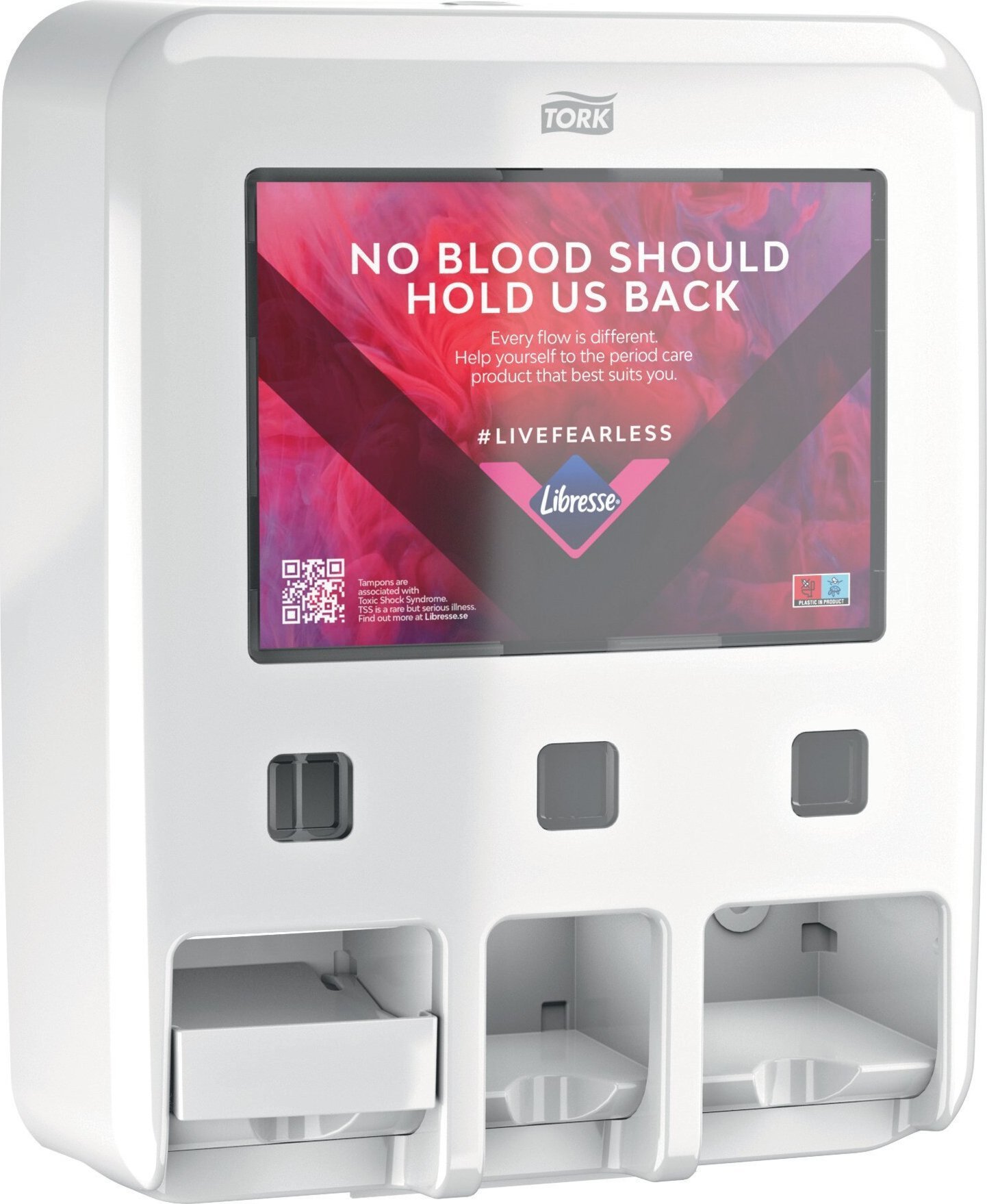 Tork Dispenser Tork Period Care - til bind/tampon - til vægmontering