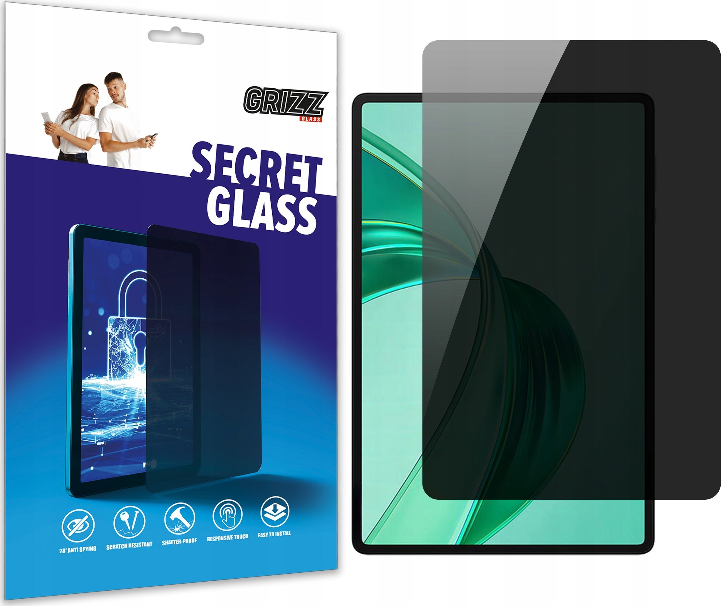 GrizzGlass Szkło prywatyzujące GrizzGlass SecretGlass do Honor Pad X8a