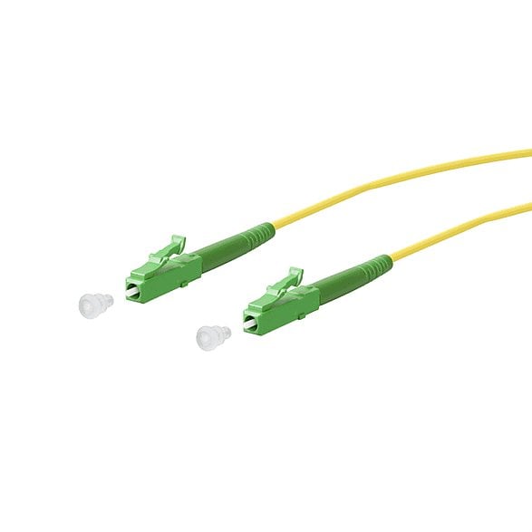 Kabel krosowy METZ CONNECT OpDAT, LC-S APC/LC-S APC OS2, 5 m