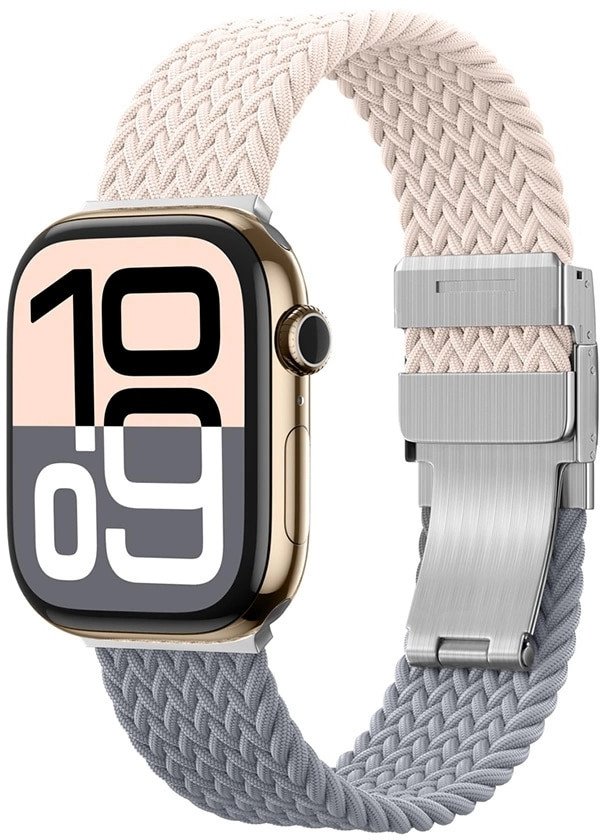 Zestaw 2 pasków AMAZINGTHING Blend Band do Apple Watch 42mm - różowo-szary / różowy