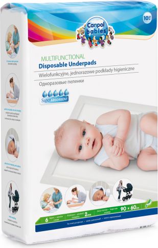 Canpol Jednorazowe Podkłady higieniczne 10szt. 60x90cm