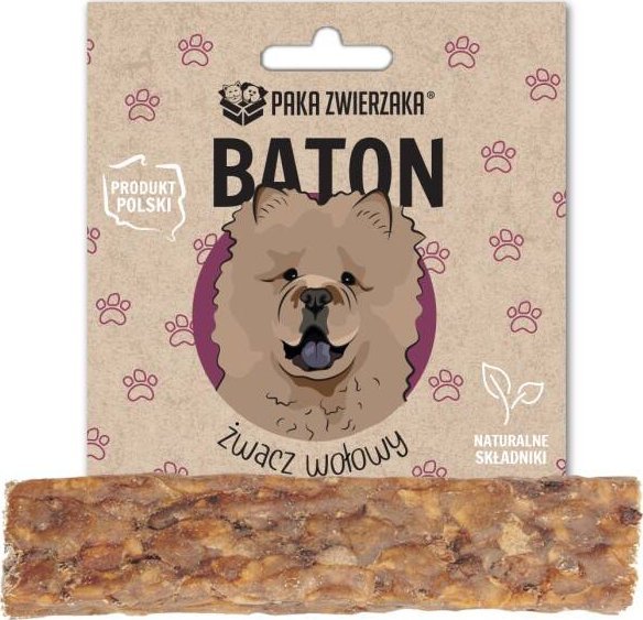 Paka Zwierzaka PAKA ZWIERZAKA-baton żwacz wołowy (12cm)