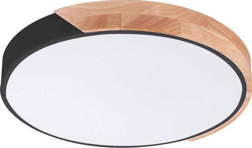 Lampa sufitowa Rabalux Okrągła LAMPA sufitowa MAPLE 3528 Rabalux ekologiczny plafon LED 24W 4000K do salonu drewno