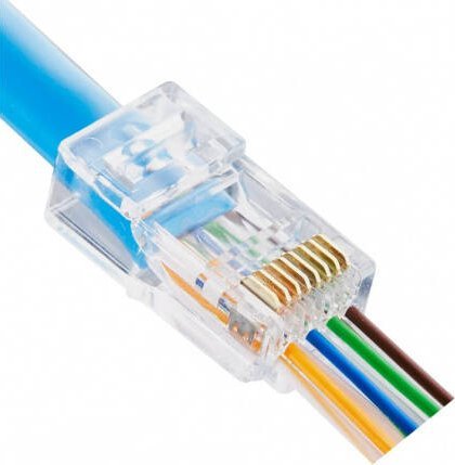 Savio WTYK RJ45 UTP kat.6 Przelotowy 100 szt.