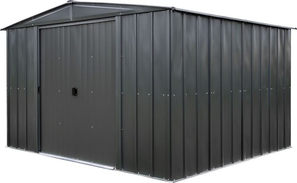 Spacemaker Metalowa szopa na narzędzia 1010 Szary 297 x 313 x 198 cm