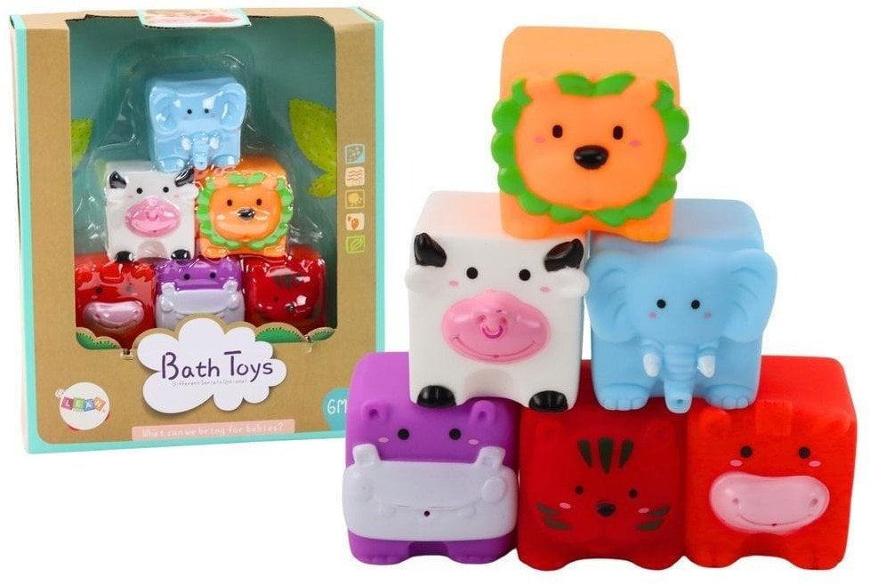 Miękkie Klocki Edukacyjne Do Kąpieli Zwierzęta