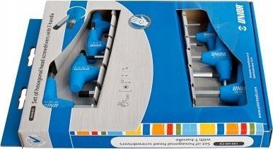 Unior UNIOR klucze imbusowe z uchwytem T 2,5-10