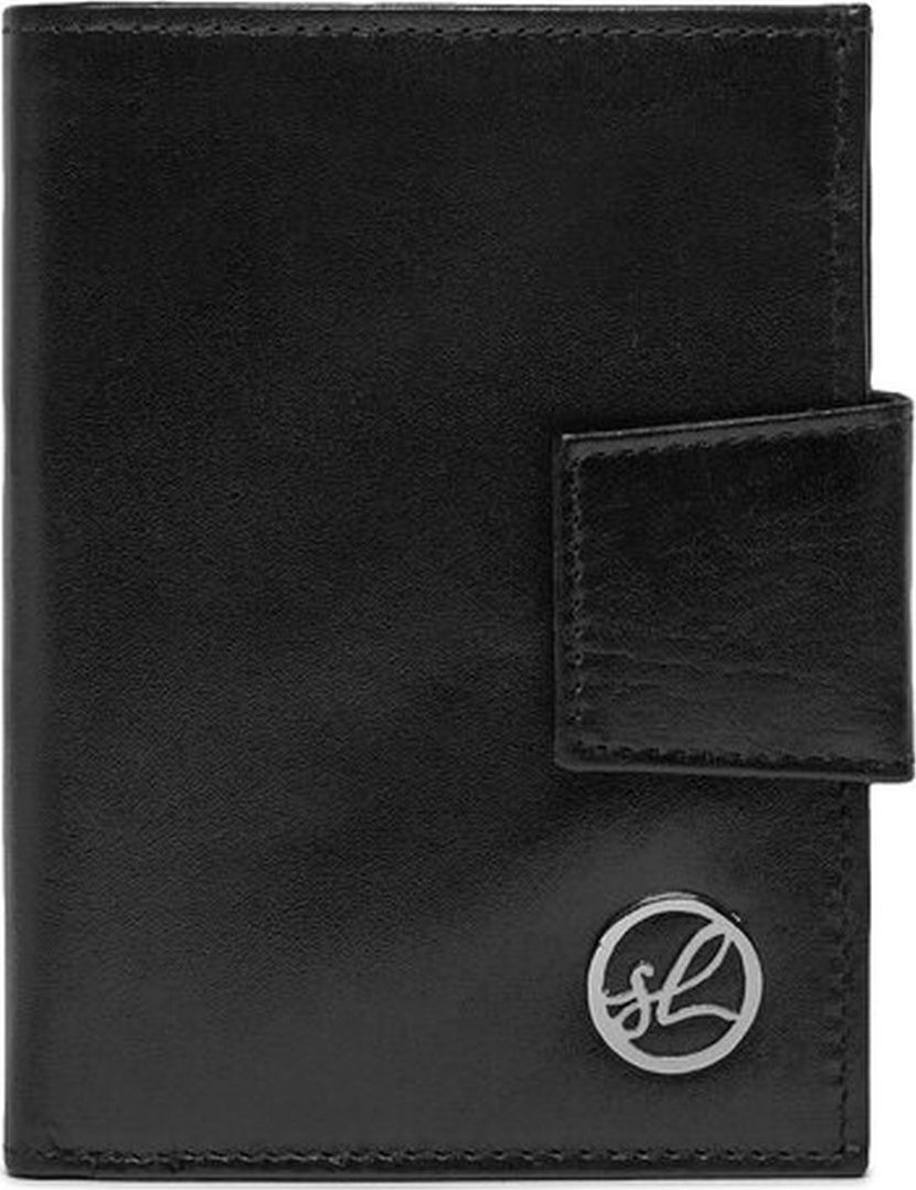 Semi Line PORTFEL DAMSKI SKÓRA P8261-0 11X13CM CZARNY