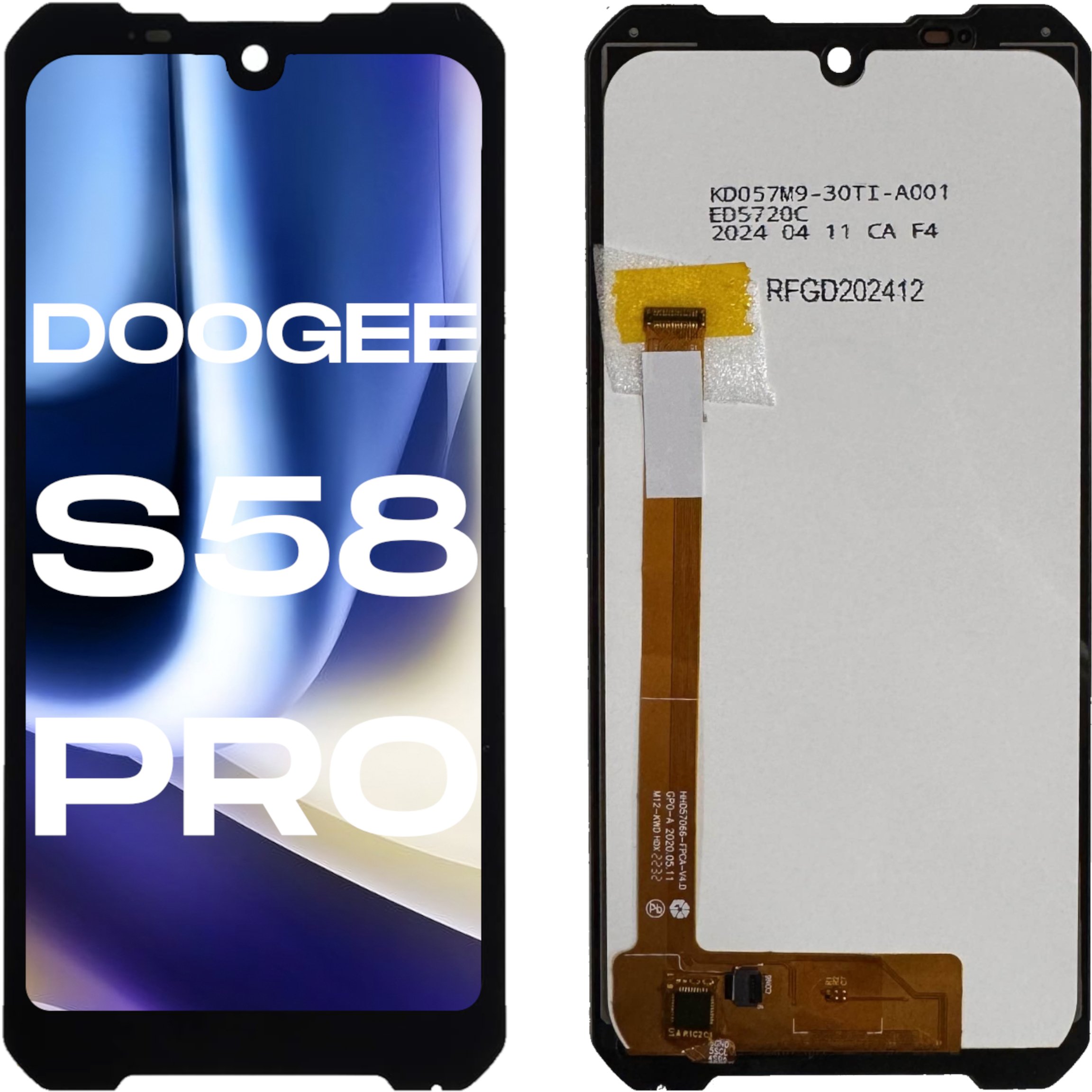 Doogee S58 Pro Wyświetlacz LCD Ekran