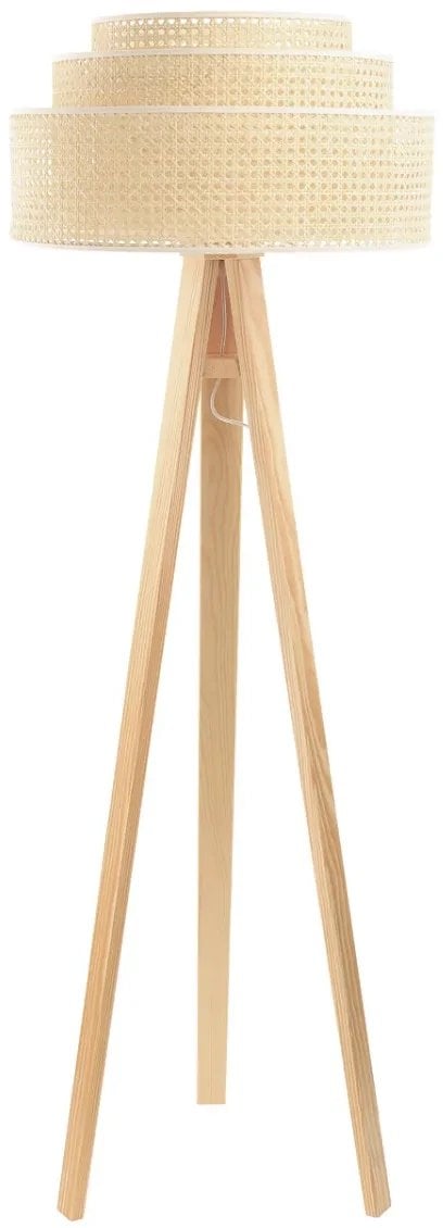 Lampa stojąca BOHO TRI rattan naturalny BPS KONCEPT