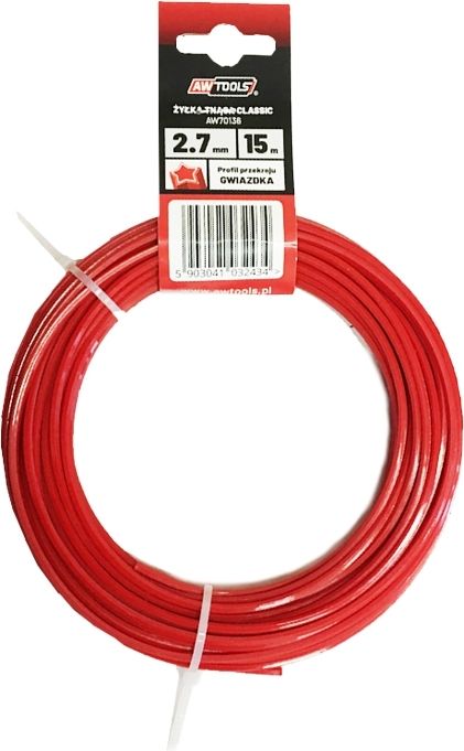 AWTools Żyłka tnąca Classic 2,0mm 15m okrągła (AW70122)