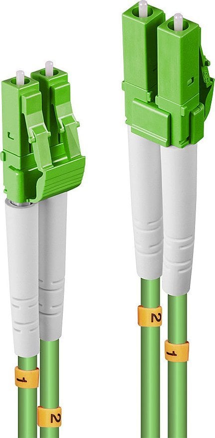 Lindy Lindy 46314 kabel optyczny 10 m LC OM5 Zielony