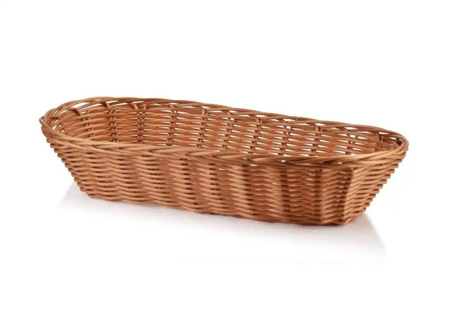 Koszyk owalny 30x16,5x7 cm SINO brązowy