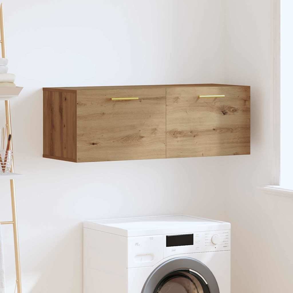 vidaXL Szafka ścienna dąb artisan 100 x 36.5 x 35 cm