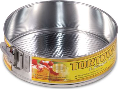 SNB Tortownica forma do pieczenia śr. 28 cm srebrna uniwersalny