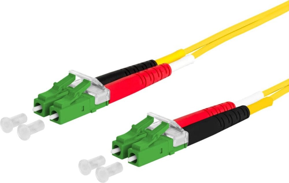 Kabel krosowy METZ CONNECT OpDAT, LC-D APC/LC-D APC OS2, 3 m