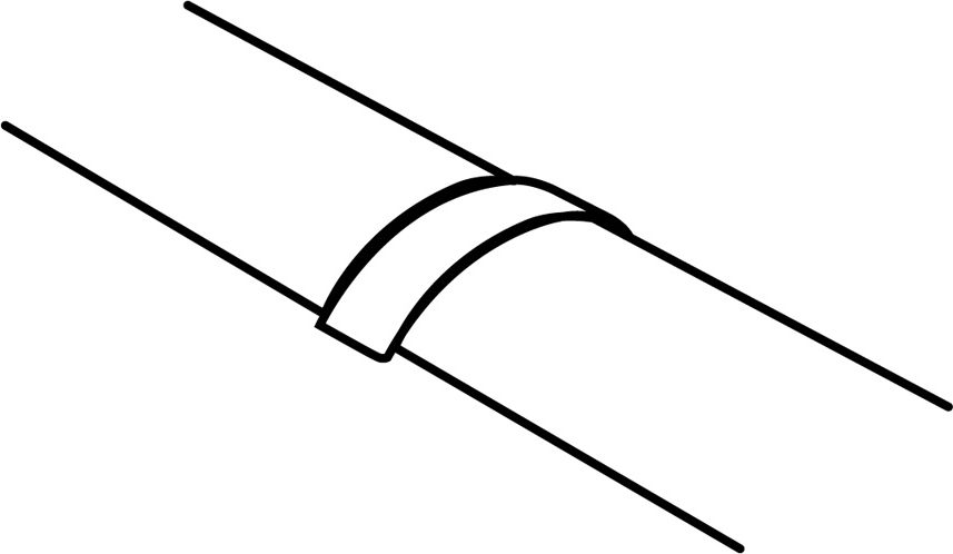 Legrand Osłona połączenia 92mm szary kamień DLP 92 x 20 (032803)