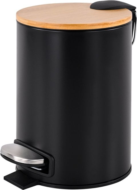 Kosz na śmieci łazienkowy 3l (czarny)