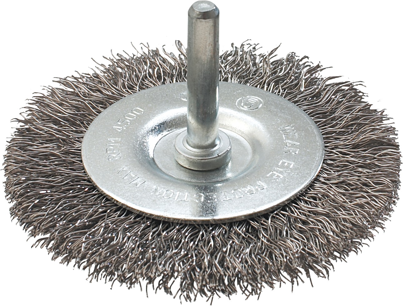 Graphite Szczotka druciana tarczowa z trzpieniem 75 mm Inox (57H602)