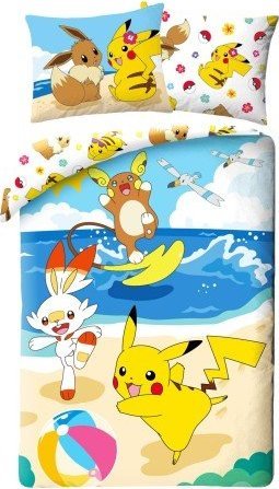 Halantex Pościel Młodzieżowa 140x200 Pokemon Pokemony
