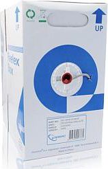 Gembird UTP, 4x2, kat. 6, drut 305m, szary (UPC-6004SE-SO)