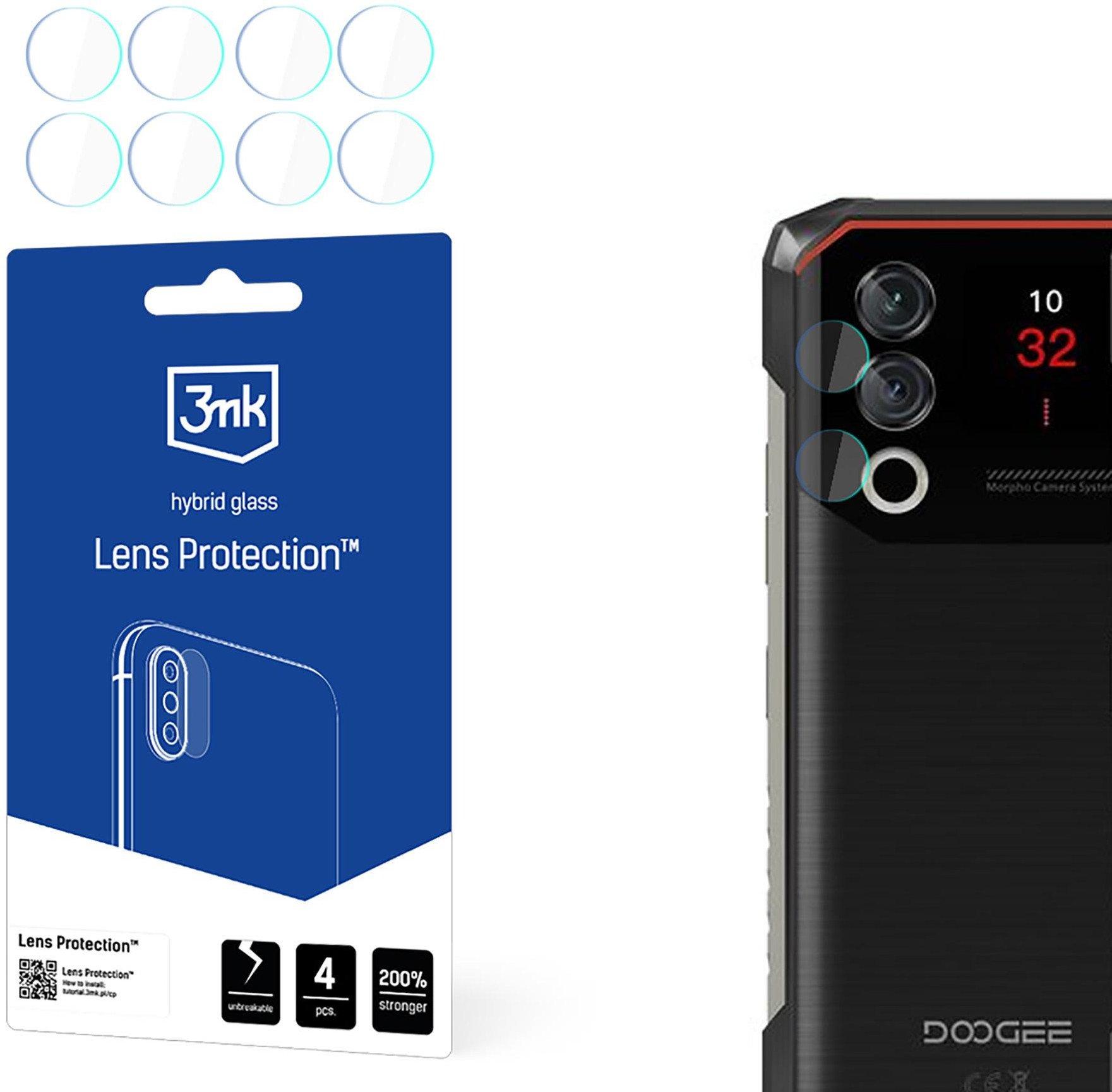 DOOGEE BLADE 10 MAX - 3MK LENS PROTECTION
