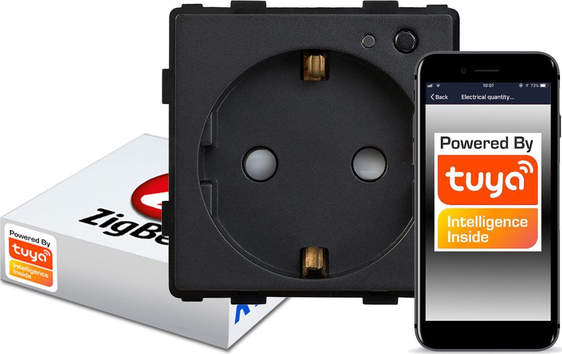 RTX Gniazdko Inteligentne Ścienne Zigbee Tuya RTX SH C