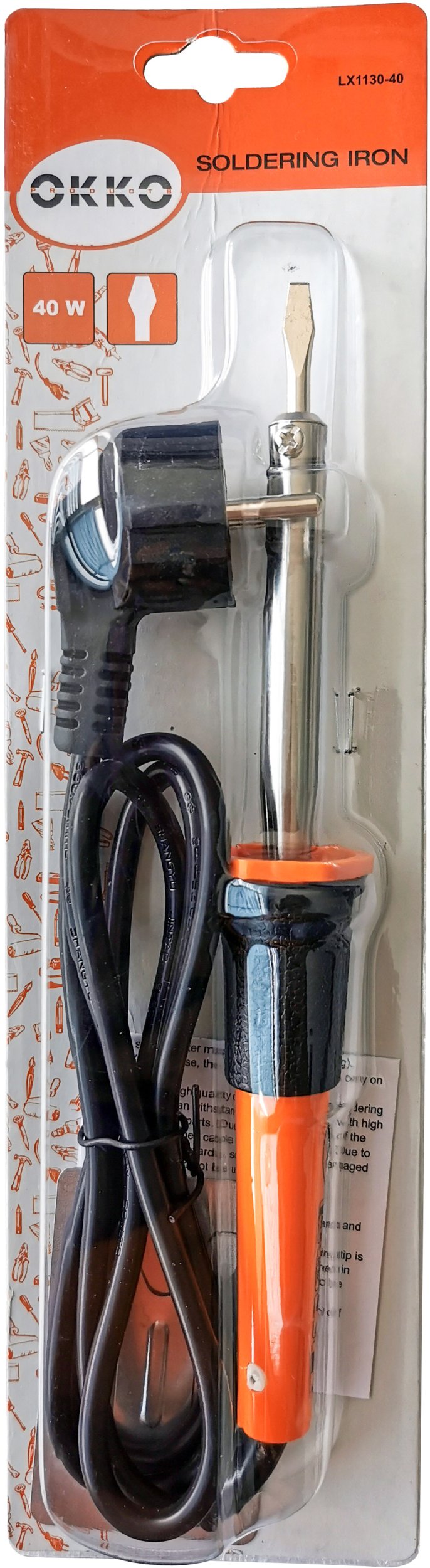 SOLDERING IRON 40W.FLAT TIP