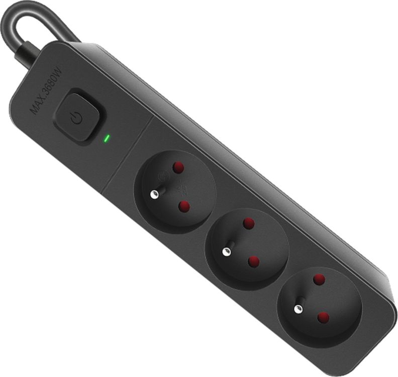 Listwa zasilająca Defender SFS 3 gniazda 1.5 m czarna (99456)