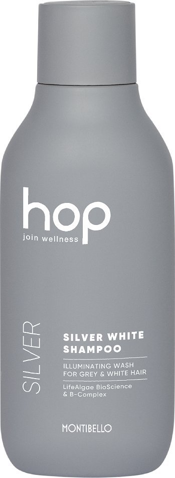 Montibello Montibello HOP Silver White Szampon rozświetlający do włosów platynowych lub siwych 300 ml