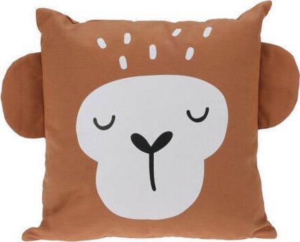 Home Styling Collection Poduszka przytulanka z uszkami SAFARI, bawełna, 40 x 40 cm