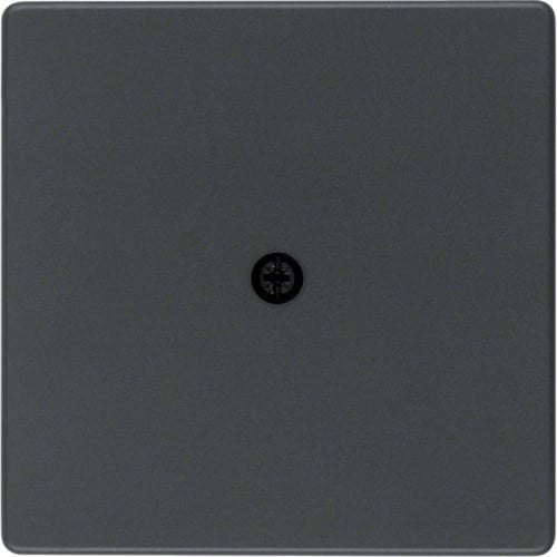 Płytka czołowa do przyłącza kablowego Berker Q.1/Q.3 antracyt aksamit 10196086