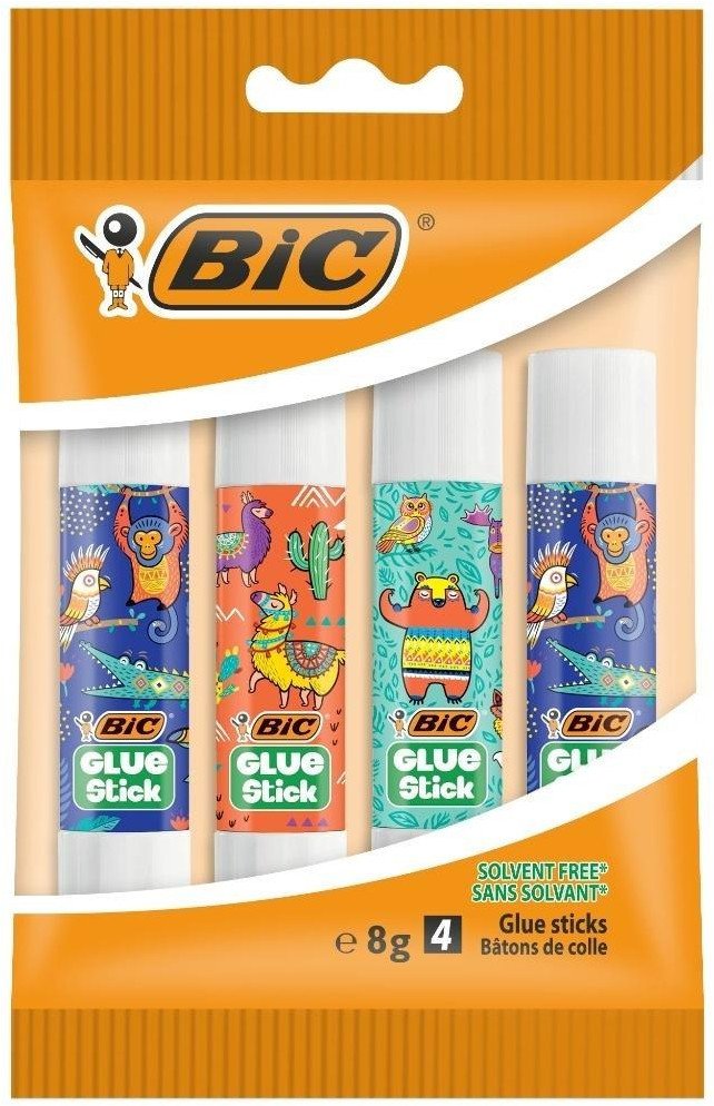 Klej Glue Stick ECOlustions Decor 8g 4szt