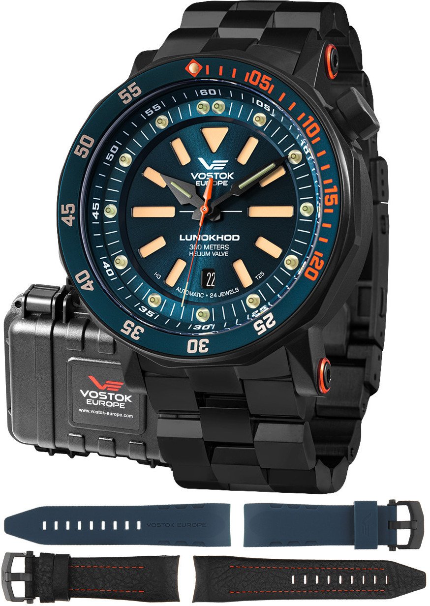 Zegarek męski Vostok Europe NH35A-620C633B czarny