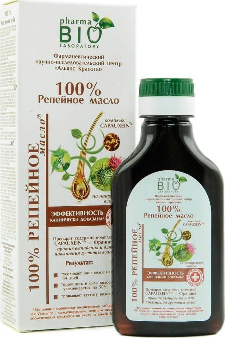 Bio Pharma Laboratory Olej do włosów Łopian 100ml