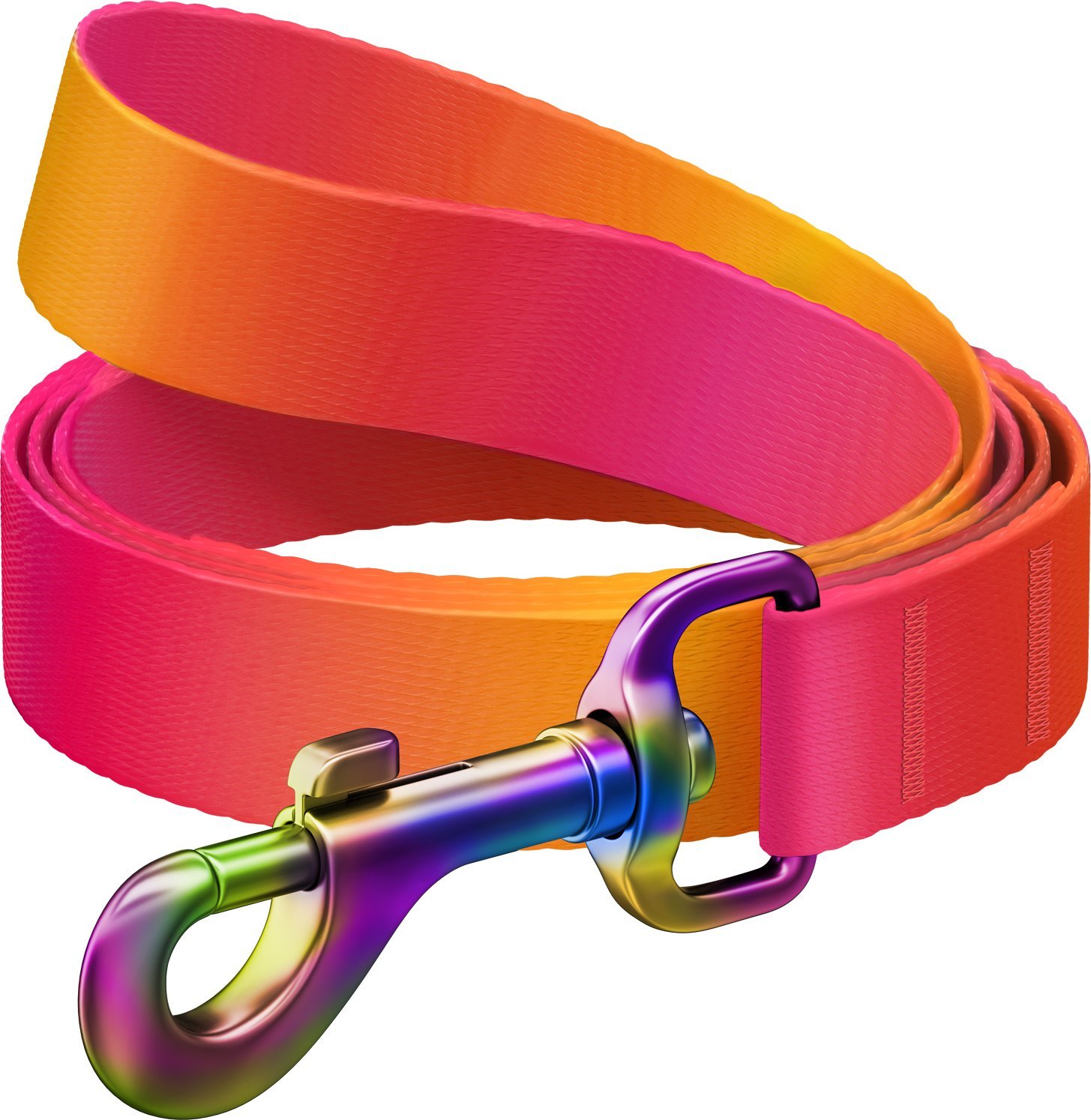 Collar Smycz dla psa nylonowa WAUDOG gradient, dł. 122 cm, pomarańczowa
