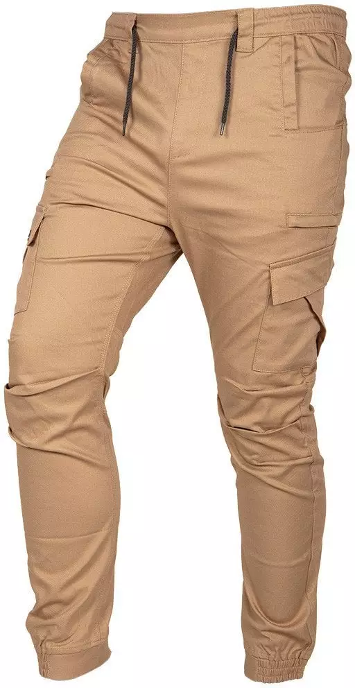 Spodnie robocze OUTDOOR, typu jogger, beżowe, rozmiar XXL