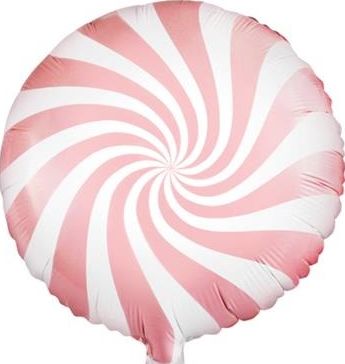 Party Deco Balon foliowy Yummy Cukierek, jasny różowy, 45cm uniwersalny