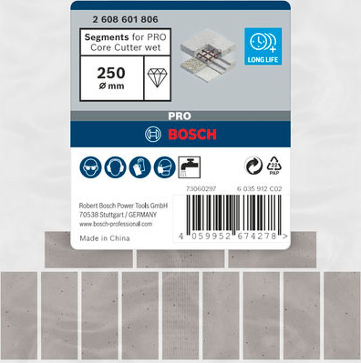 KORONA DIAMENTOWA PRO Core Cutter wet