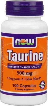 NOW Foods NOW Foods Taurine 500mg 100 kaps. - NOW/179